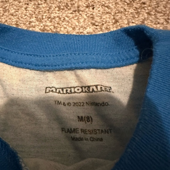Kids Mario T-Shirt Trio - Red and Blue - Picture 6 of 10
